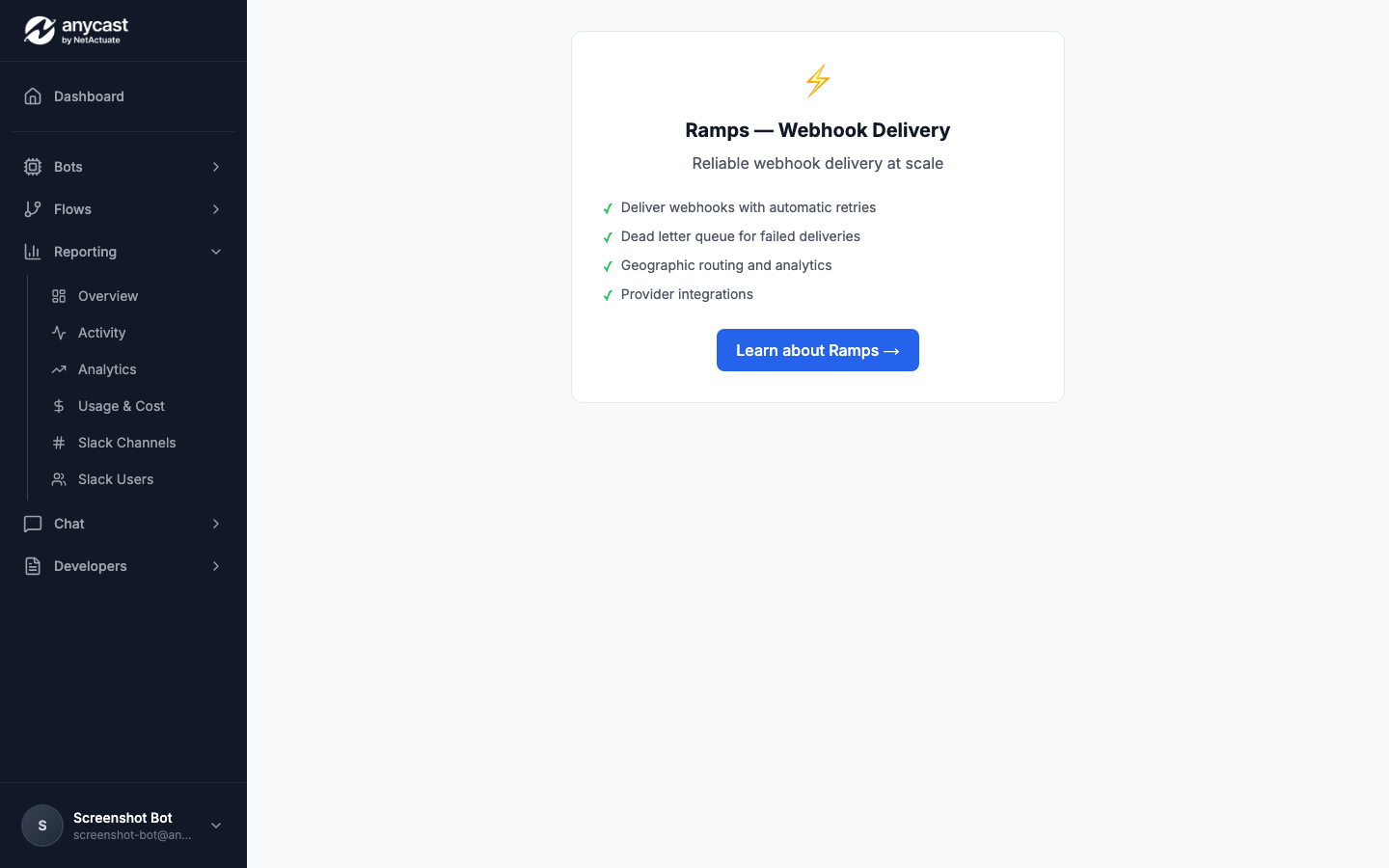 Delivery log with retry timeline